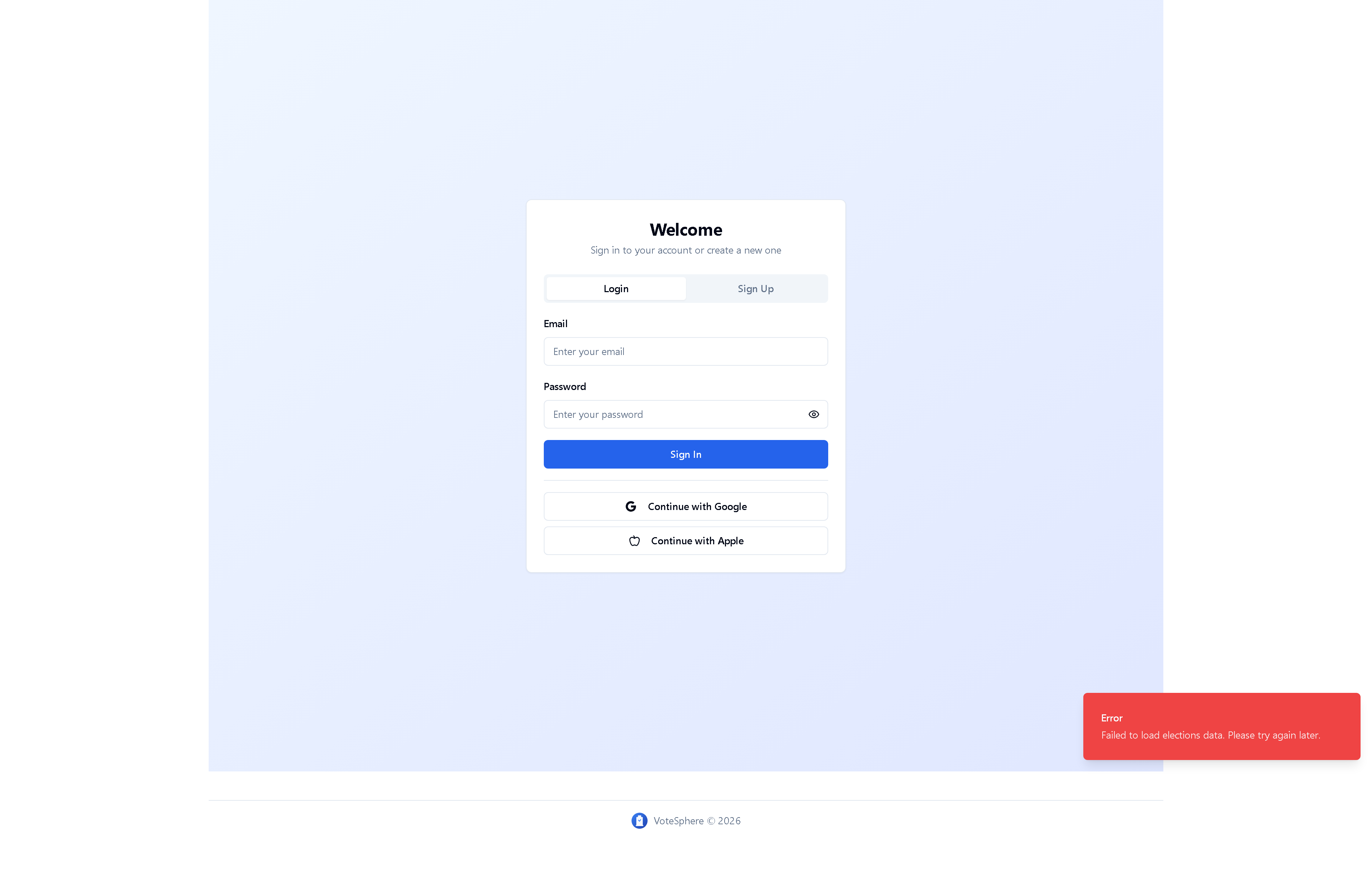 Votefy - Online Voting System